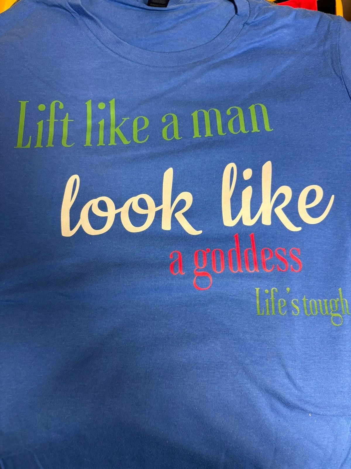 Custom printed women's tee